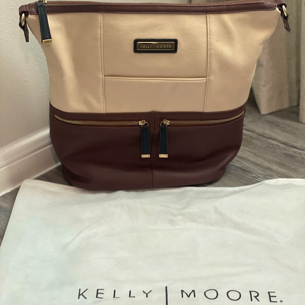 Kelly Moore Woodstock 2.0 Vegan Leather Backpack Laptop Diaper Bag w/ Du…